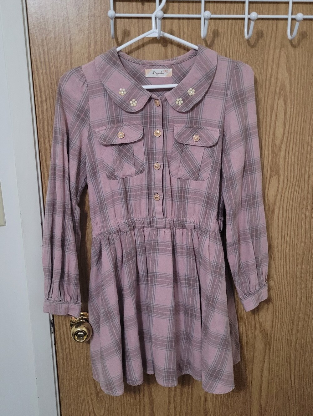 Liz Lisa Women's Plaid Flannel Dress